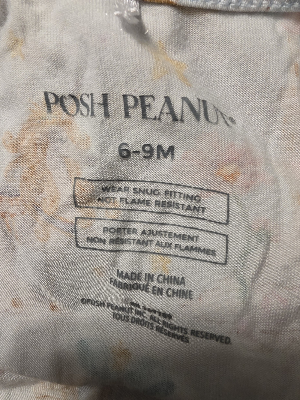 Posh Peanut Light Blue Castle & Carriage Ruffle Footed Pajamas - Picture 6 of 6